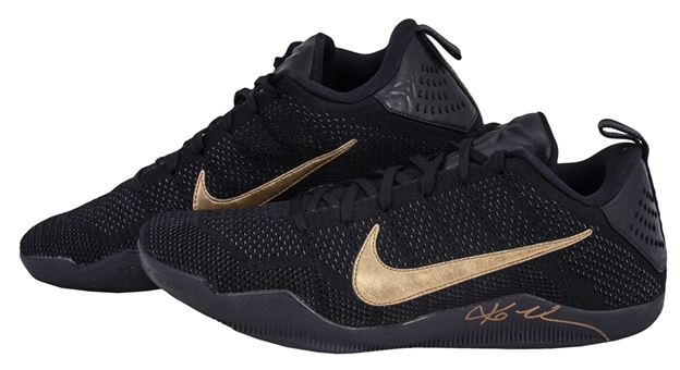 2016 Kobe Bryant Signed Pair of Nike Kobe XI Elite Sneakers Gifted During His Final Game - Both Signed and Same Model Used as Final Game (Sports Investors & PSA/DNA)